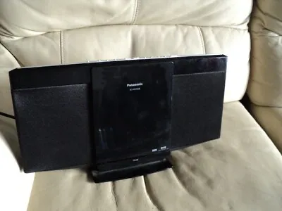 Panasonic SC-HC25DB Compact Stereo System CD DAB Radio Ipod Dock NO Remote Works • £28