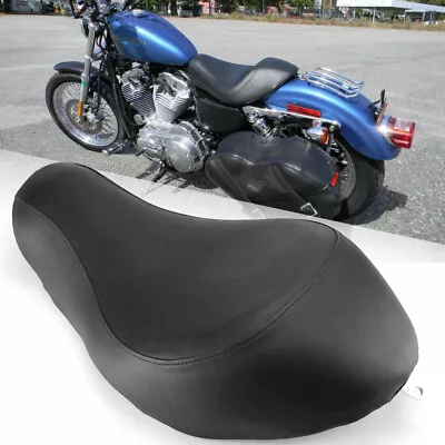 Front Driver Rider Solo Seat For 2004-2022 Harley Sportster 1200 883 48 72 Iron • $77.97