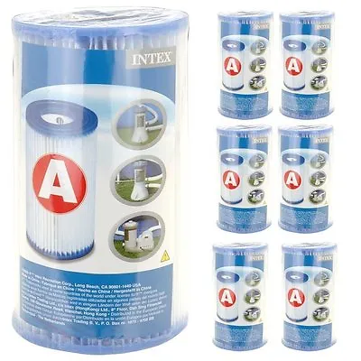 Intex Type A Replacement Filter Cartridge Pump Easy Set Up Swimming Pool • £9.99