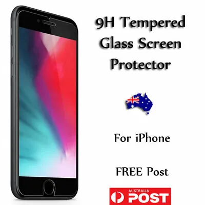 $4.99 • Buy Tempered Glass Screen Protector For Apple IPhone SE 5S 6 6S 7 8 Plus X XS Max XR