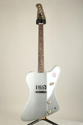 Epiphone Inspired By Gibson Custom 1963 Firebird Silver Mist  S N 23111520727 • $1524.90