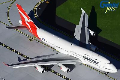 Qantas Boeing 747-400ER Flaps VH-OEH Hervey Bay GeminiJets G2QFA734F 1:200 RARE • $319.95
