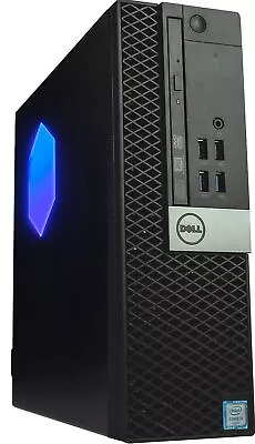 Dell PC Desktop Computer 5040 RGB LED ~ I5 16GB RAM + 500GB SSD 24  Monitor WIFI • $187.99