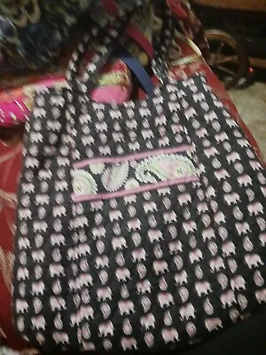 Vera Bradley Pink Elephant Shoulder Bag • $10