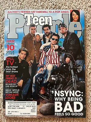 Teen People Magazine - NSYNC - Aaliyah Farewell - November 2001 • $30