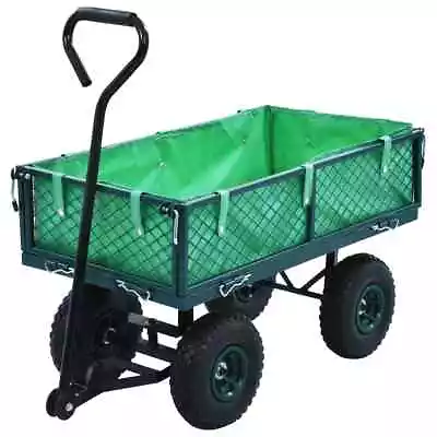 250KG Garden Cart Hand Trolley Beach Fishing Wheels Wagon Pull Wheelbarrow • $145.35