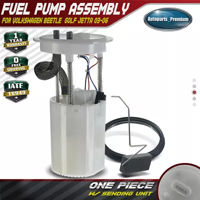 Fuel Pump Assembly For Volkswagen Beetle Golf Jetta 03-10 W/ 5.4” Outer Flange • $48.93