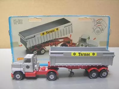 Matchbox Super Kings K-18 Ford LTS Tipper Truck (Tarmac) Made In England MIB • $95