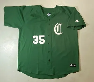 Cincinnati Reds #35 GREEN St. Patrick's Day Baseball Jersey XXL Russell Athletic • $35.95