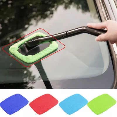 Car Accessories Microfiber Pad Windshield Window Glass Cleaning Brush Cloth Tool • $2.85