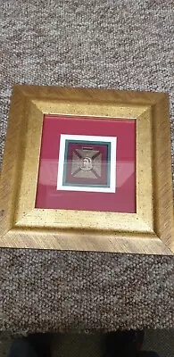 London Queen Victoria 1887 Medal Cross Bronze In A Frame 21x21 Cms • £12