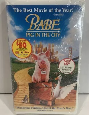 Babe: Pig In The City (VHS 1999 Clamshell Release) SEALED • $6.15