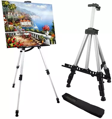 Artist Easel Stand  Metal Tripod Adjustable Easel For Painting Canvases Height  • $20.80