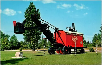 Vulcan Steam Shovel Rogers City Michigan Limestone Division Chrome Postcard • $4.49