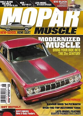 Mopar Muscle Magazine Modern Muscle 1964 Plymouth Big-Block Intake Fenders 2013 • $13.45