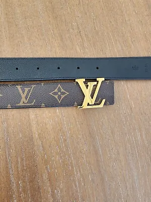 LV Initiales 30mm Reversible Belt Size 85 • $400