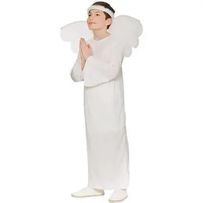 Child Unisex Angel Christmas Nativity Fancy Dress Costume • £10.99