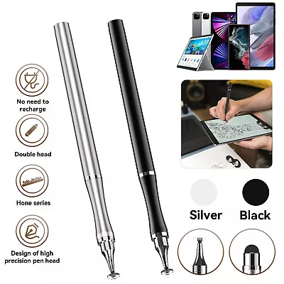 2 In 1 Universal Pencil Stylus For IPad IPhone Samsung Tablet Pen Touch Screen • $7.95