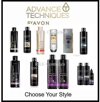 AVON ADVANCE TECHNIQUES RANGE - Shampoo & Conditioner Choose Your Item New • £5.99