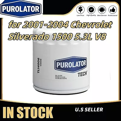 Engine Oil Filter For 2001-2004 Chevrolet Silverado 1500 5.3L V8 GAS OHV • $11.20