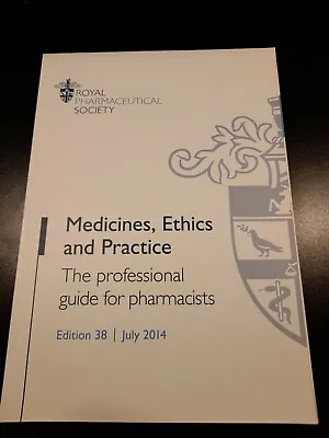 £4.99 • Buy Medicines, Ethics And Practice (2014) By Royal Pharmaceutical