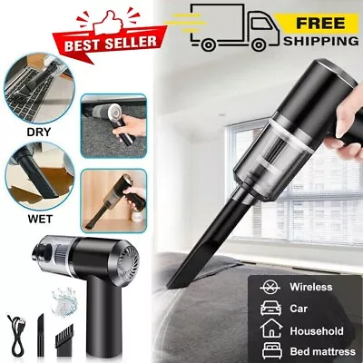 $13.60 • Buy 120W Cordless Handheld Vacuum Cleaner Small Mini Portable Car Auto Home Wireless