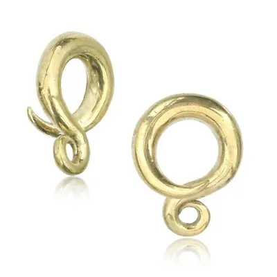 PAIR 6g BRASS DIY TWISTS EAR WEIGHTS PLUGS TUNNELS STRETCH GAUGE HOOPS • $12.74