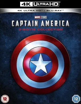 Marvel Studios Captain America Trilogy [4K Ultra-HD] • £29.99
