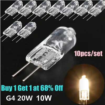 £4.12 • Buy 10PCS G4 10W 20W Halogen Bulbs Capsule Warm White Light 12V Lamp Replacements UK