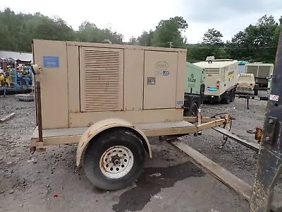 Jet Electric EZ50 50 KW Generator VIDEO! Genset Trailer Towable Yanmar Diesel • $7595