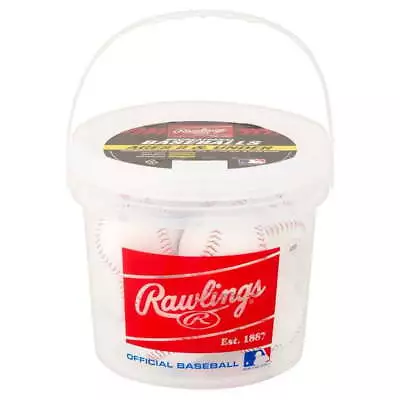 NEW Rawlings OLB3 Official League 8u Recreational Baseball Bucket 8 Count • $17.57