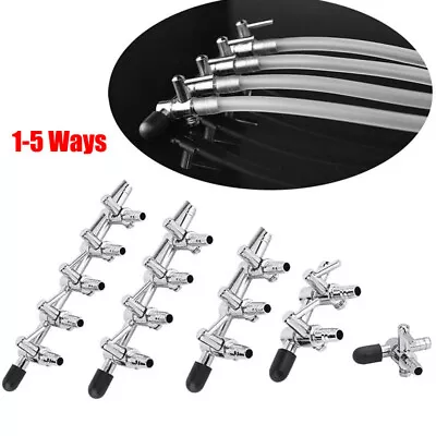 £5.99 • Buy Air Control Valve For Aquarium Pump Fish Tank Regulator Flow Tube Pipe Line 4 Mm