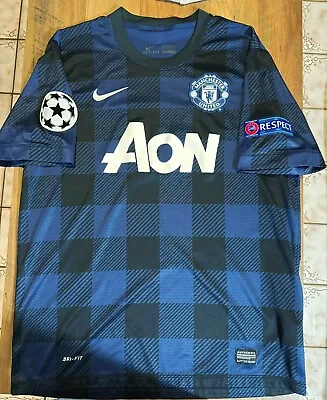 Nike Manchester United 2013 2014 Authentic Football Soccer Jersey Large • $75