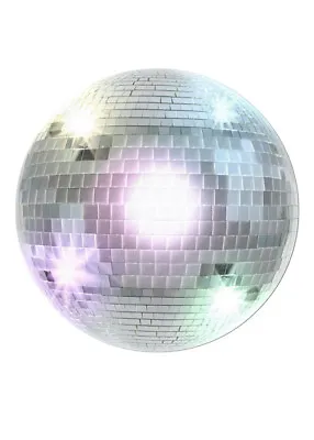 70s Disco Ball Cutout Party Decoration • £5.99
