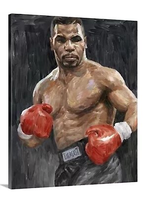 Mike Tyson Canvas 16x20 Print Picture Wall Fine Art Boxing Gym Ring Champ • $39.99