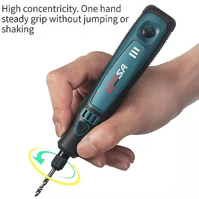 1 Set Mini Electric Drill Durability Micro Rotary Tool Jade Carving Wireless • $24.67