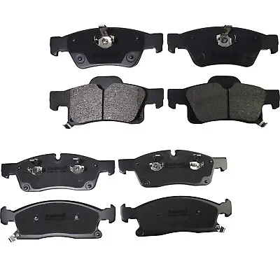 Front Rear Ceramic Brake Pads For 2011 - 2018 Dodge Durango Jeep Grand Cherokee • $37.30