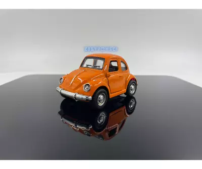 Mini Q Volkswagen Beetle Car 1:36 Scale Die-cast Car Model Toys (Orange) • $6.99