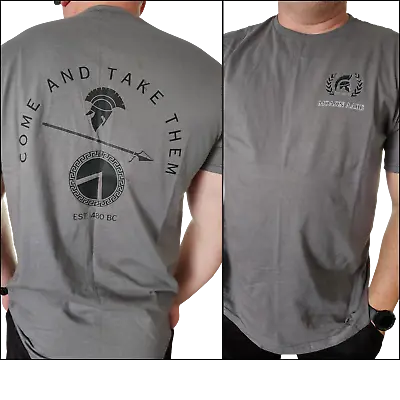 Molon Labe  Come And Take Them” Spartan T-Shirt (Large Pattern) • $27.50