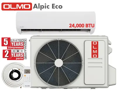24000 BTU Mini Split Heat Pump 230V Ductless Air Conditioner + 16ft Kit • $974