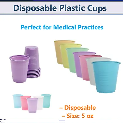 Dental Medical Cups 5 Oz Office Patient Plastic Drinking Disposable 100-5000 Cup • $44.98