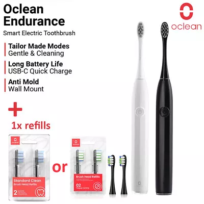 Oclean Endurance Electric Toothbrush 800mAh Rechargeable Patent Motor 72000rpm • $67