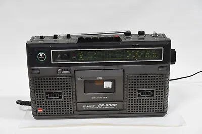 SHARP GF-8080 Radio/Tape Portable Stereo GhetoBlaster BoomBox Vintage Japan 70's • $69.95