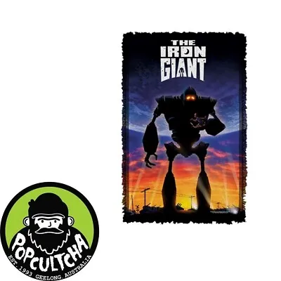 The Iron Giant - Poster Woven Tapestry Blanket / Picnic Rug  New  • $89.99