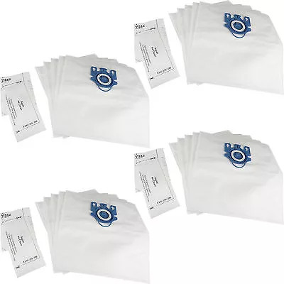 £14.49 • Buy 20 X GN Hoover Bags + 2 Filters For Miele Cat & Dog Classic C1 Hyclean Dust Bags