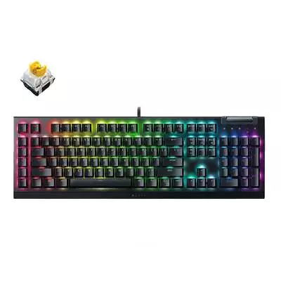 Razer BlackWidow V4 X-Mechanical Gaming Keyboard (Yellow Switch) [RZ03-047018... • $219