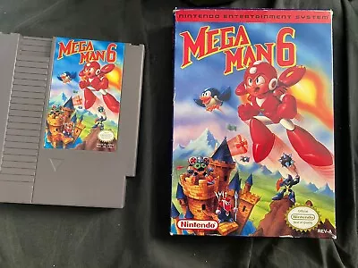 Mega Man 6 (Nintendo NES) - BOX And Cart • $30