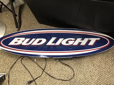 Vintage Bud Light Surfboard Explosion Beer Sign Man Cave • $172.12