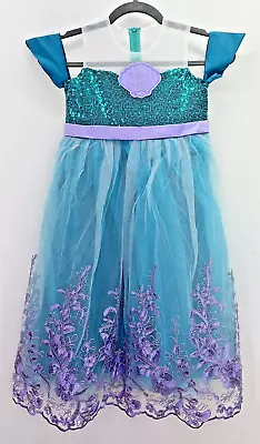 Ariel Little Mermaid Halloween Fancy Costume Princess Dress - 6T/130cm - NEW • $24.95