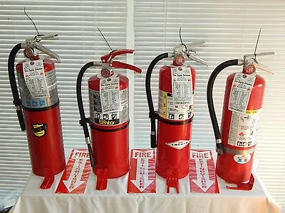 Fire Extinguishers - 10Lb ABC Dry Chemical  - Lot Of 4 [NICE] • $229.90